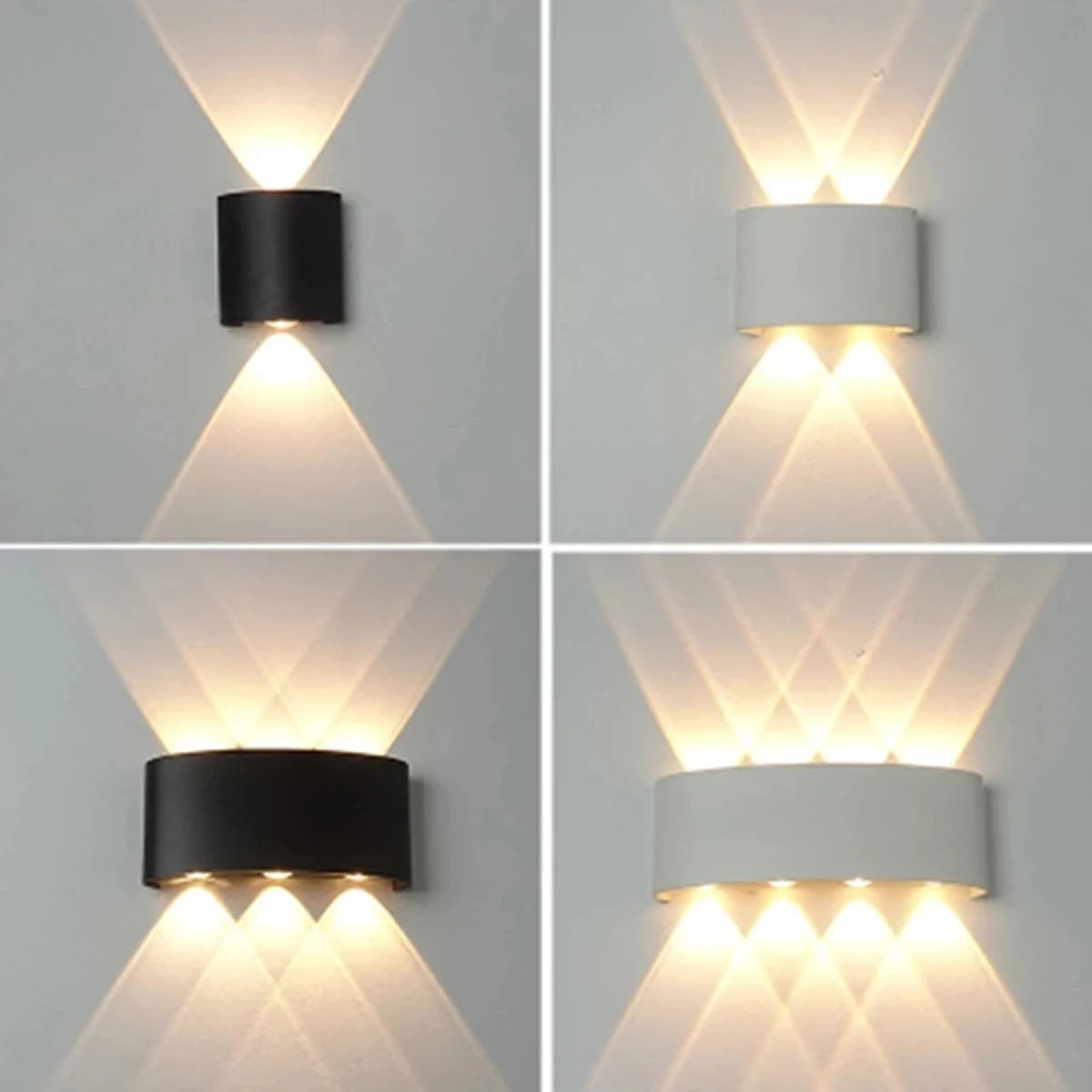 Led Wall Lamp outdoor Stair Light Fixture Bedside Loft Living Room Up Down Home Hallway Lampada 2W 4W 6W 8W 10W 12W Wall Sconces