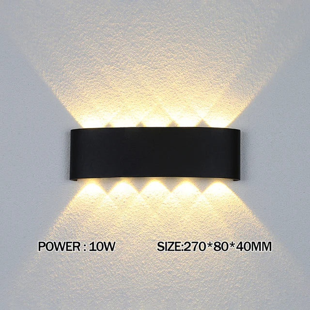 Led Wall Lamp outdoor Stair Light Fixture Bedside Loft Living Room Up Down Home Hallway Lampada 2W 4W 6W 8W 10W 12W Wall Sconces
