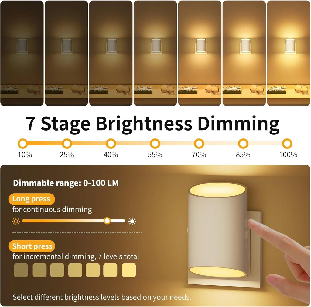 Night Light Motion Sensor With LED Light EU/US Plug Lamps Children'S Night Light Wireless Night Lamp For Bedside Table Bedroom