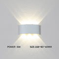 Led Wall Lamp outdoor Stair Light Fixture Bedside Loft Living Room Up Down Home Hallway Lampada 2W 4W 6W 8W 10W 12W Wall Sconces
