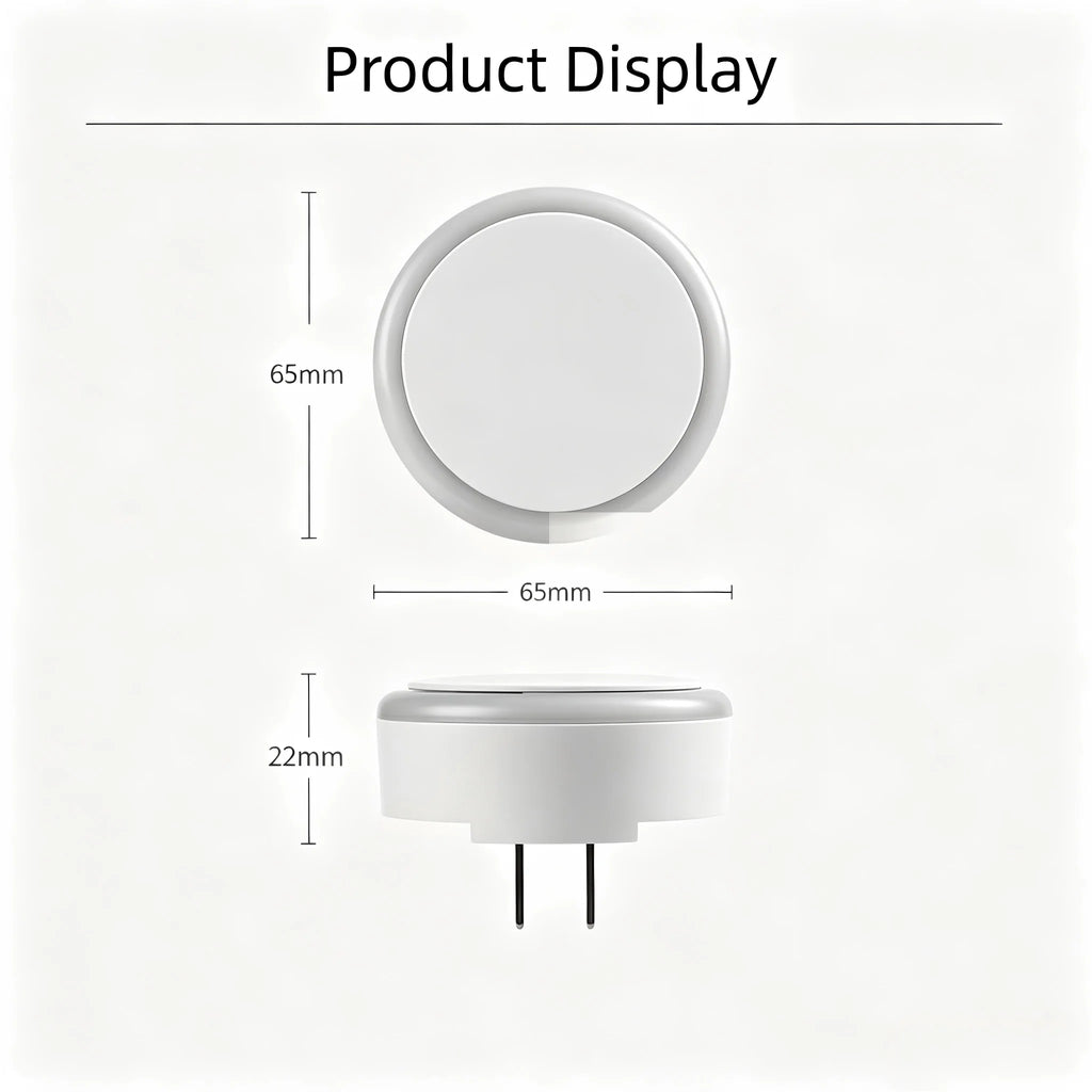 Night Light Motion Sensor With LED Light EU/US Plug Lamps Children'S Night Light Wireless Night Lamp For Bedside Table Bedroom