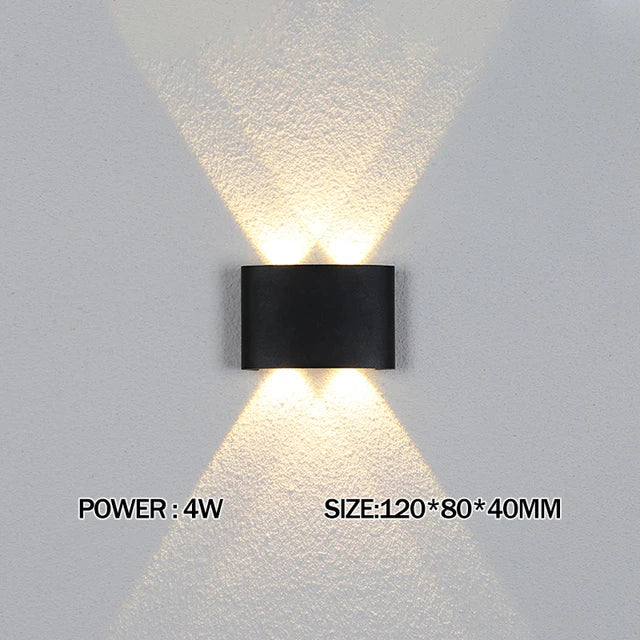 Led Wall Lamp outdoor Stair Light Fixture Bedside Loft Living Room Up Down Home Hallway Lampada 2W 4W 6W 8W 10W 12W Wall Sconces